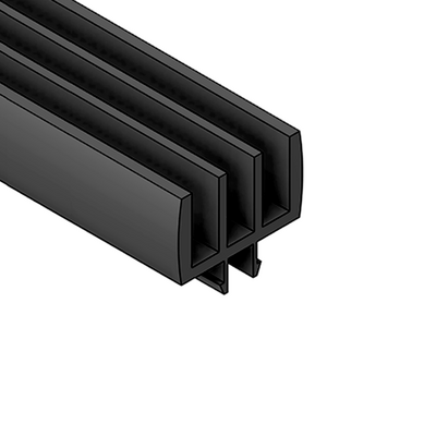 61-270-0 MODULAR SOLUTIONS DOOR PART 3 CHANNEL GUIDE PROFILE GRAY, 2M